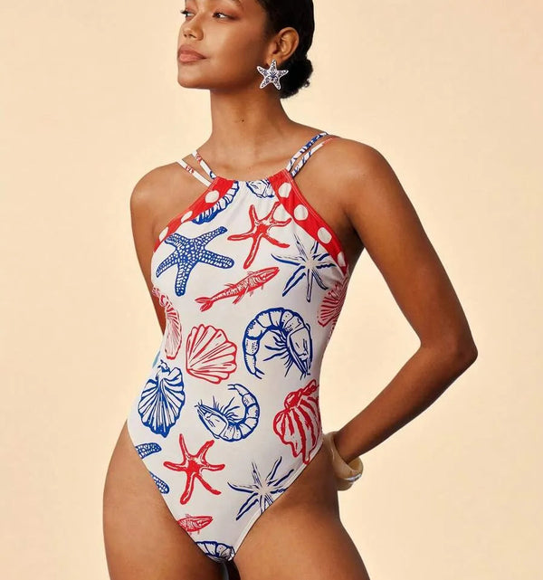 Maiô Feminino Com Bojo Estampado