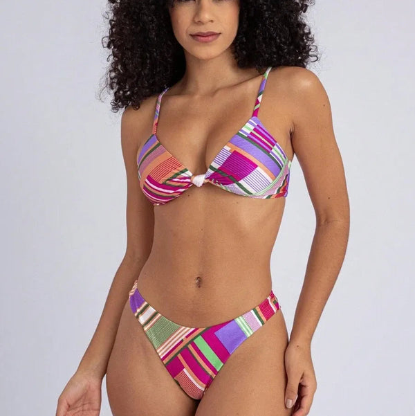Biquíni Feminino Cintura Alta Estampado