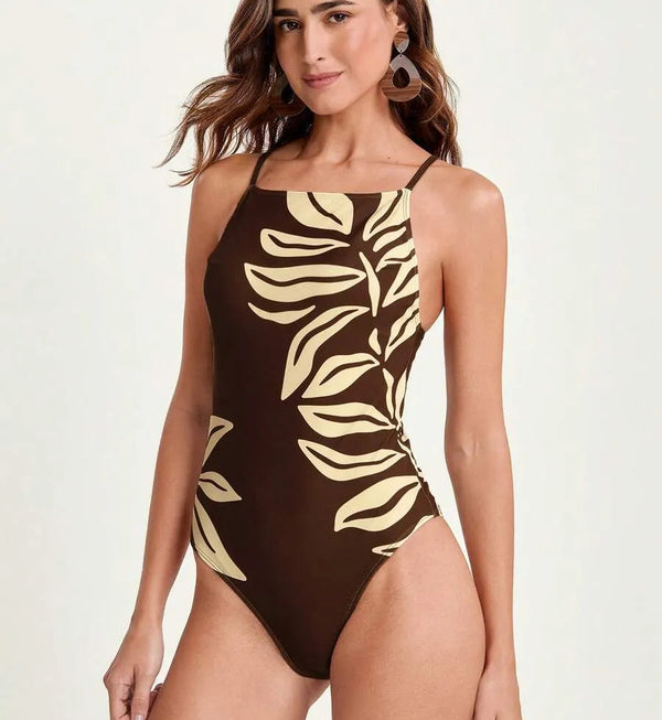 Maiô Feminino Moderno Estampado